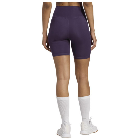 Adidas Γυναικείο ποδηλατικό κολάν Optime Essentials Stash Pocket 7'' Short Leggings